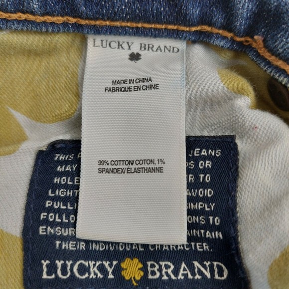 Lucky Brand Women's 6/28 Long Sofia Boot Medium Wash 8.5 Rise Bootcut Blue Jeans - Picture 7 of 8